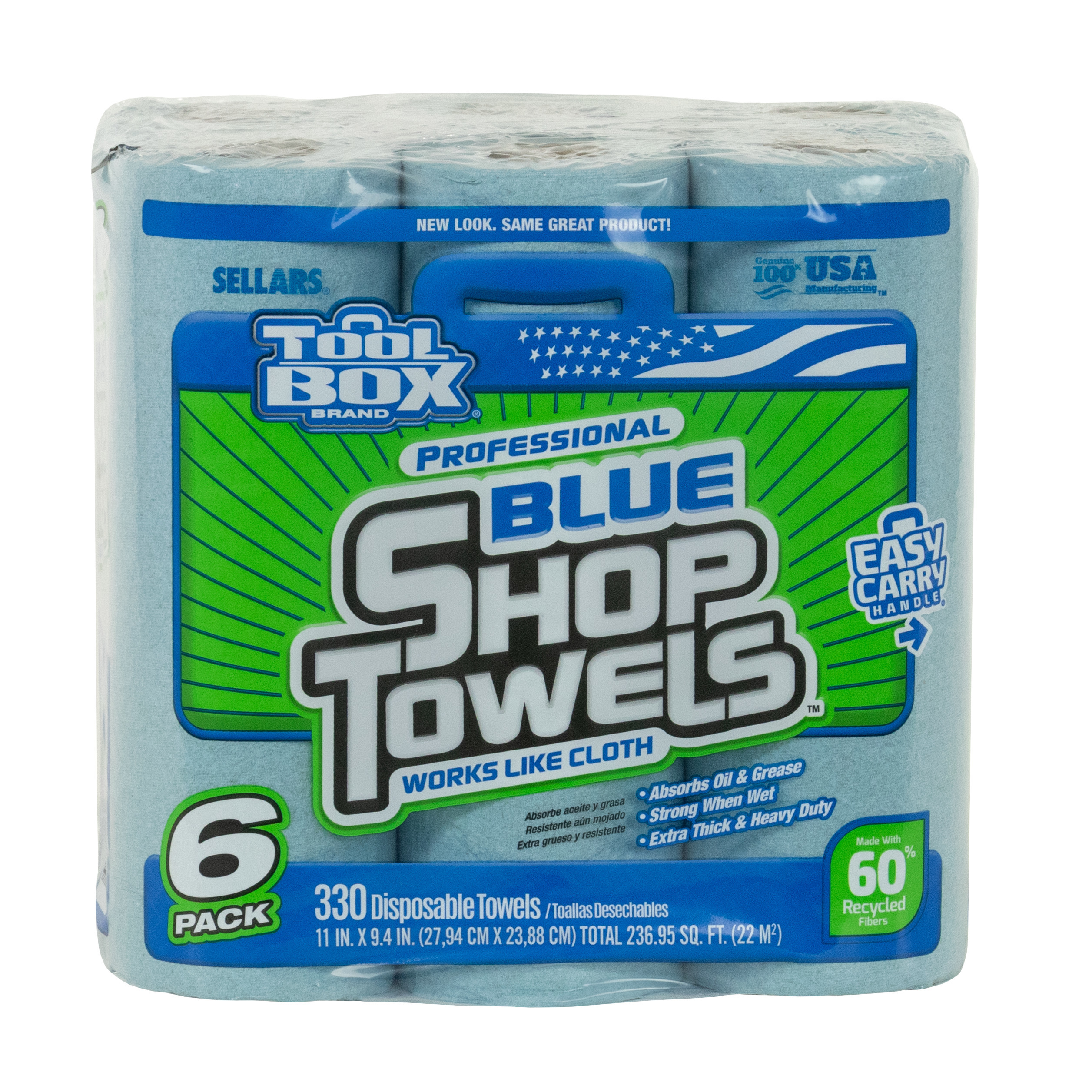 Sellars 6-Pack toolbox z400 shop towel rolls