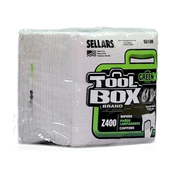 Sellars 24310 ToolBox Z300 GreenX Series Recycled Jumbo Roll Wipers 950 Sheets Natural 12 Length x 12-1/2 Width 